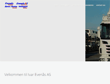 Tablet Screenshot of evenaas.no